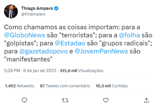 Precisamos dar nome às coisas 